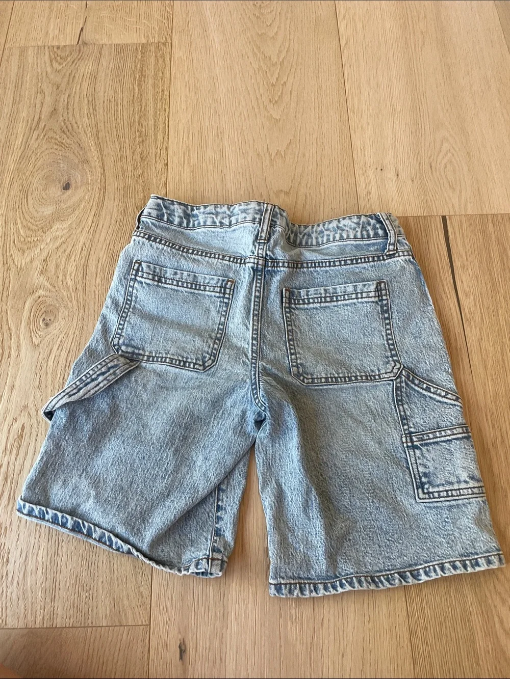 Target Light Wash Denim Cargo Shorts for Kids